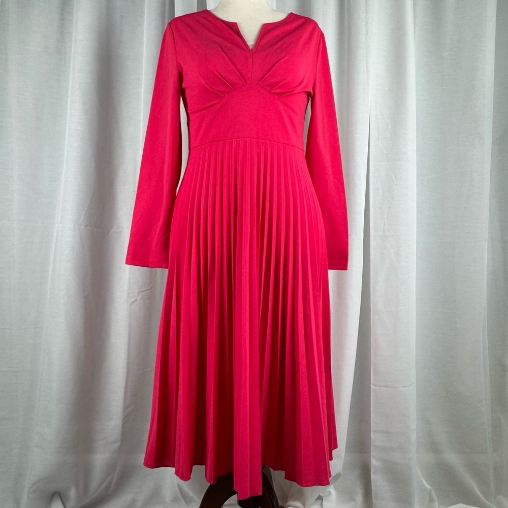 Pink Pleated Dress